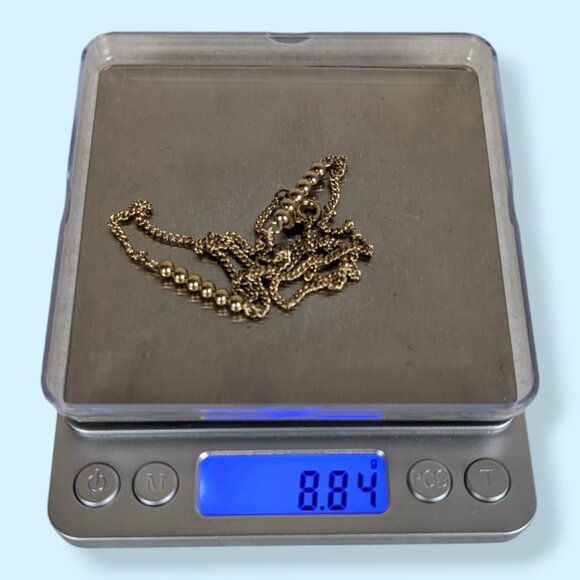 V. Avon Ball-Accented Chain Necklace - Picture 6 of 6